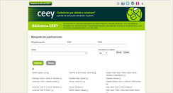 Desktop Screenshot of biblioteca.ceey.org.mx